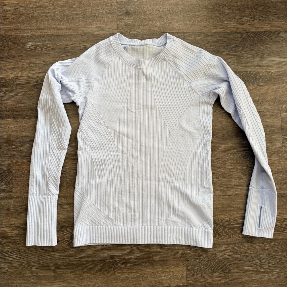 LULULEMON Rest Less Pullover In icing Blue - Picture 2 of 5